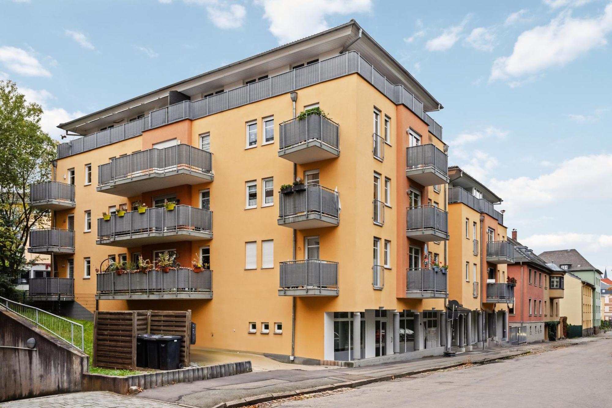 Ferienwohnung Edler Wohnraum Schwanenteich-Penthouse Mit Garage, Grill, Kaffeevollautomat, Klima, Lift & Terrasse Zwickau Exterior foto